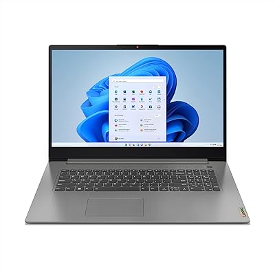 Ordinateur portable lenovo ideapad 3 17iau7 avec écran hd de 17 pouces, processeur