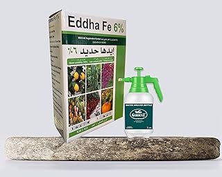 Engrais agricole eddha fe 6% - 1 kg. + bouteille de pulvérisation d'eau