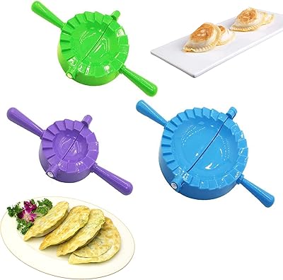 Lot de 3 moules à raviolis en plastique pour la fabrication