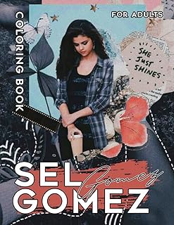 Livre de coloriage selena gomez pour adultes : un livre de coloriage fabuleux