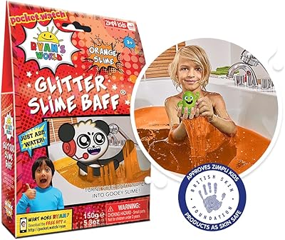 Ryan's world bright orange slime puff, jouet de bain à 1 ou 4
