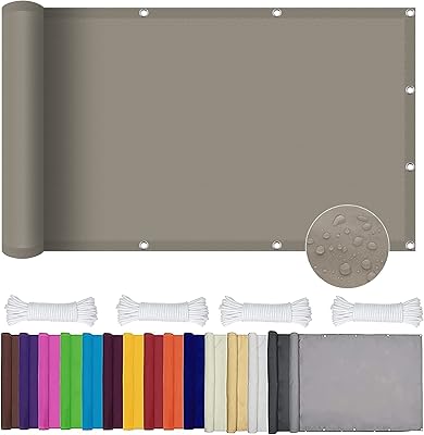 Parapluie de jardin imperméable de 5 x 5 pieds, polyester pes bloquant