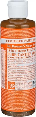 Savon liquide dr. bronner's pure-castle arbre à thé 995 ml