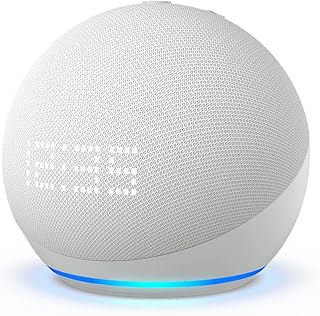 Nouveau echo dot (5e génération, version 2022) haut-parleur intelligent avec horloge et alexa