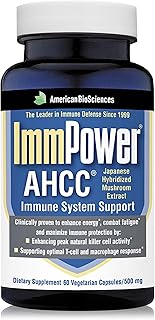 Complément alimentaire empower ahcc d'american biosciences, 60 capsules végétariennes (500 mg par capsule)