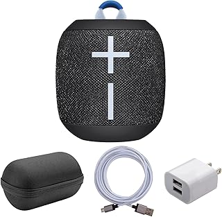 Haut-parleur bluetooth ultimate ears wonderboom 3 (noir actif) avec étui, câble usb