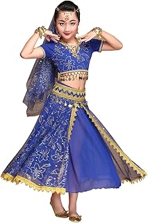 Costume de danse du ventre robe bollywood - costume de danse d'halloween