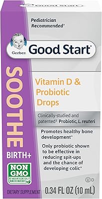 Gouttes probiotiques gerber baby good start avec vitamine d apaisantes 10