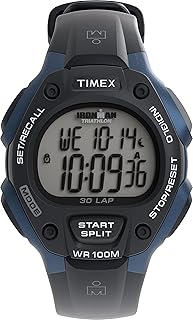 Montre de sport timex ironman, mémoire moyenne 30 cycles, couleur blanche, pas