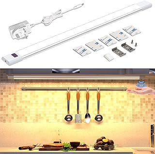 Woban lampe sous armoire, capteur d'ondes manuelles, kit d'éclairage d'armoire super lumineux
