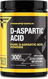 Acide aspartique primaforce 300 g (100 portions), sans saveur, végétalien, sans ogm