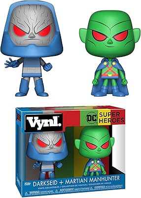 Funko martian manhunter et final dark. x ensemble de vinyles dc universe +