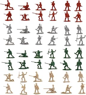 400 pièces de mini-soldats classiques en plastique multicolores