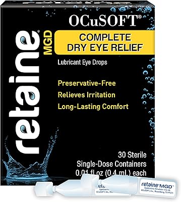 Émulsion oculaire ocusoft retin mgd, solution blanc laiteux, 30 contenants jetables, 10 ml