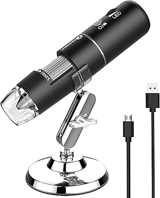 Caméra d'inspection hd microscope numérique portable sans fil usb zoom 50 x 1000x