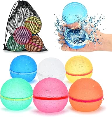 Ballons d'eau réutilisables 98k auto-scellants remplissage rapide et facile boules en silicone jouets