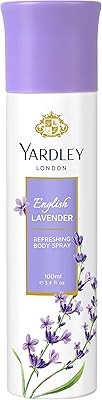 Spray corporel parfumé à la lavande anglaise yardley pour femme rafraîchissant au parfum