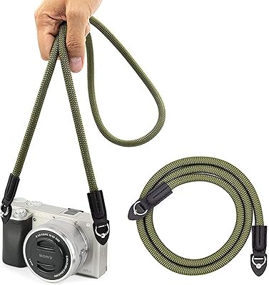Sangle d'appareil photo classique en nylon de 100 cm adaptée aux appareils photo