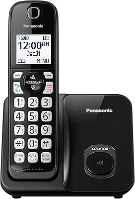 Système téléphonique sans fil panasonic, téléphone résidentiel extensible avec blocage d'appels, identification