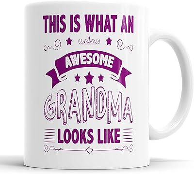 Voici à quoi ressemble une grand-mère géniale » tasse en céramique, blague, cadeau
