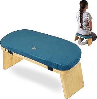 Banc de méditation florence - banc de méditation en rotin, banc de méditation pliable confortable - banc de prière robuste avec coussin de méditation, confortable pour s'agenouiller ou s'asseoir - parfait pour une méditation profonde et longue. Simplifiez vos achats avec Diaytar, le e-commerce nouvelle génération