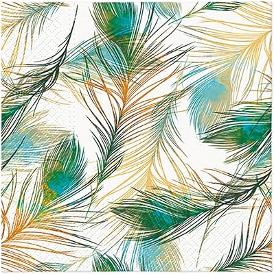 Serviettes en papier à découper 3 épaisseurs heritage luxe 33 cm x 33