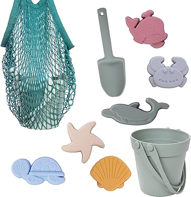 Jouets de plage en silicone garnome pour enfants de 3 à 10 ans