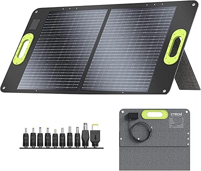 Panneau solaire 100 w pour centrale électrique portable, alimentation hors réseau