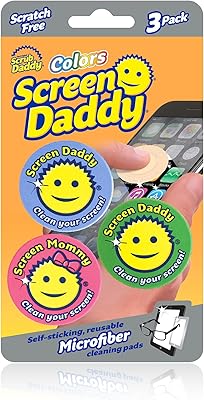 Tampon de nettoyage pour écran électronique en microfibre scrub daddy