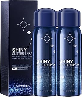 Focatin body shine spray - spray brillant temporaire pour la peau, le visage, les cheveux et les vêtements pour club, bal, fête et séance photo 2 oz (2 pièces). Diaytar : Votre allié pouvoir d'achat au quotidien