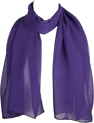 Écharpe en mousseline enveloppée transparente pour femme, multicolore, taille unique