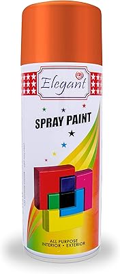 Peinture en aérosol polyvalente élégante - orange - 400 ml - peinture à