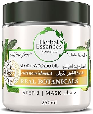 Masque capillaire sans sulfate herbal essences à l'aloe vera et à l'huile d'avocat