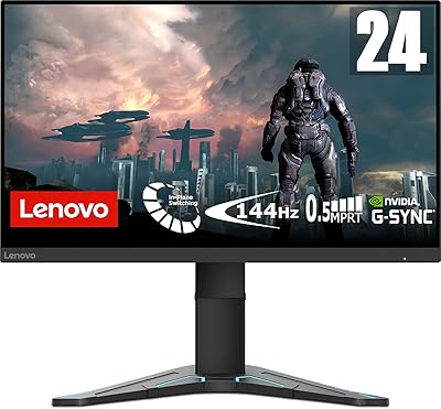 Moniteur de jeu lenovo g24-20 24 pouces fhd (1080p) (panneau ips, 144 hz