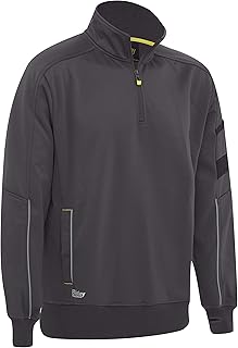 Bisley ukk6924_bccg pull polaire flex & move avec doublure sherpa - charbon, moyen