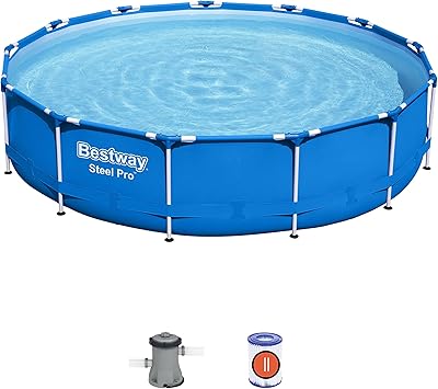 Ensemble de piscine bestway steel pro 366 x 76 cm, multicolore, 12' x 30''/3,66 m x 76 cm. Votre satisfaction, notre priorité chez Diaytar