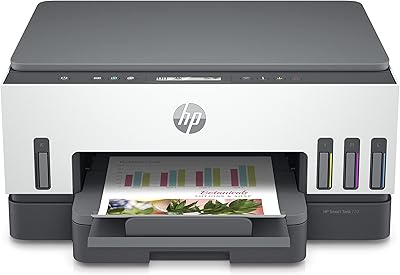 Imprimante tout-en-un sans fil hp smart tank 720, impression recto verso automatique, numérisation