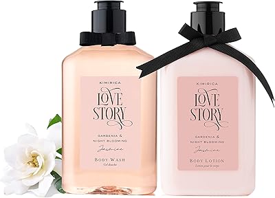 Lait pour le corps et nettoyant pour le corps kimerica love story gardenia