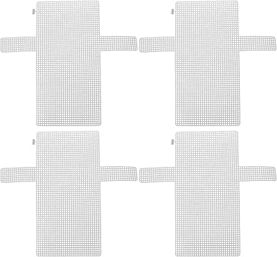 Paquet de 4 feuilles de tissu en maille plastique outnice pour projets
