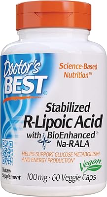 Acide r-lipoïque équilibré best doctor - 100 mg - 60 gélules végétales