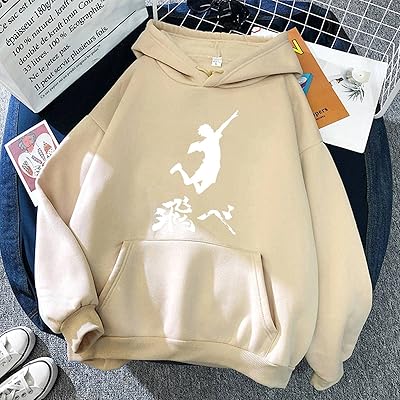 Bokuto japonais anime imprimé sweat à capuche hommes ample automne chaud sweat hommes. Shoppez futé, shoppez Diaytar Sénégal