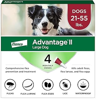 Soin anti-puces et poux bayer advantage ii pour chiens de grande taille, 9,5-25,8