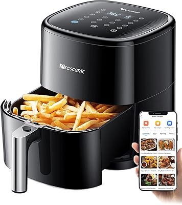 Friteuse à air proscenic t22, friteuse à air intelligente 5l avec 13 préréglages
