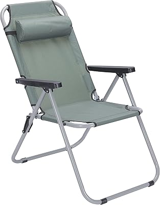 Chaise de plage pliante royalford pour camping en plein air, voyage, pique-nique, randonnée