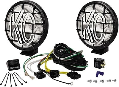 Système d'éclairage kc ​​hilts 9150 6 pouces 100 watts apollo pro, paire