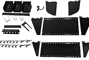 Kit d'accessoires pour poste de travail avec panneau perforé à fente pour commande murale kt-400-wrk b pour panneau perforé de commande murale uniquement, noir. Toutes les catégories, tous les prix sur Diaytar