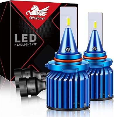 Kit d'ampoule led de remplacement win power 6000k, blanc, 2 pièces, 9005