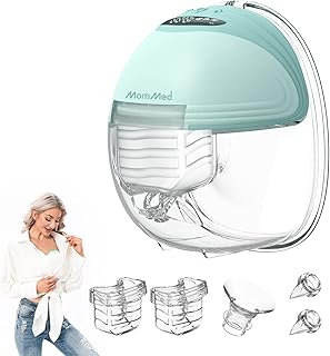 Tire-lait portable mommed, tire-lait électrique mains libres portable s21, tire-lait d'allaitement indolore pouvant être porté dans un soutien-gorge, avec 3 modes et 12 niveaux, conception étanche et faible bruit, bride de 24 mm. Diaytar : Vivez l'expérience du shopping malin