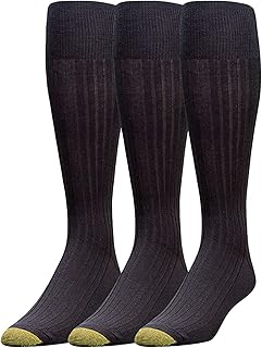 Chaussettes montantes canterbury gold toe premium pour hommes, paquet de 3