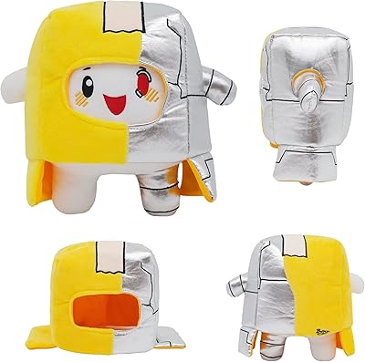 Jouet en peluche lanky boxy cyborg, jouet en peluche sissy mignon avec lumière